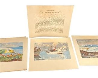 Collection WINSLOW HOMER MoMA Watercolor Prints
