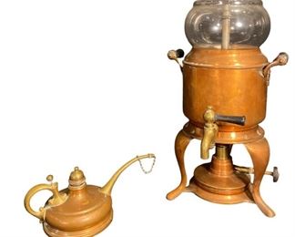 Antique Copper STERNAU & Co. Coffee Maker
