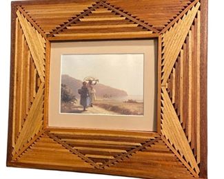 Folk Art Picture Frame

