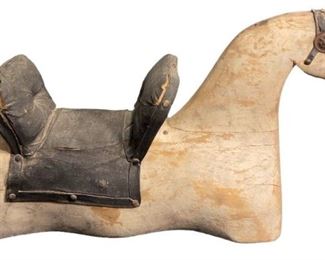 Early American Wood Folk Art Horse
