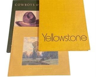 YELLOWSTONE Collection Yellowstone, Cowboy, Western Landscape & Art Coffee Table Books
