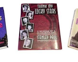 Collection of Autographed First Edition Books Signed AUDREY MEADOWS, CONNIE FRANCIS, STANLEY PAUL
