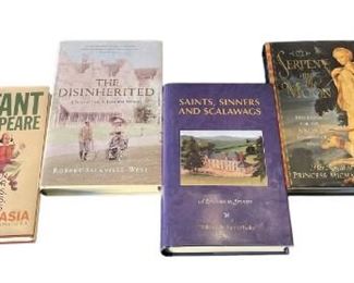 Collection of Autographed Books Signed JOHN HALL, LOUIS FANTASIA
