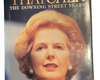 MARGARET THATCHER Autographed 1st Edition The Downing Street Years Book

