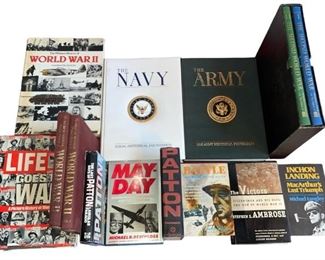 Collection WW2, Patton, Army Navy Books
