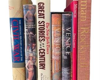 Collection Various Historical Coffee Table Books
