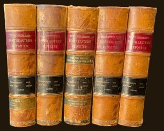 YELLOWSTONE Collection Vintage Case Law Books Northeastern Reporter
