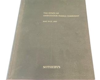 Sotheby's The Estate of Ambassador Pamela Harriman May 1997 Auction Catalogue
