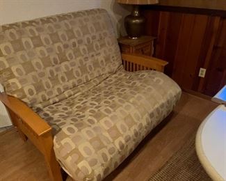 futon/really heavy and is actually another bed for a friend!