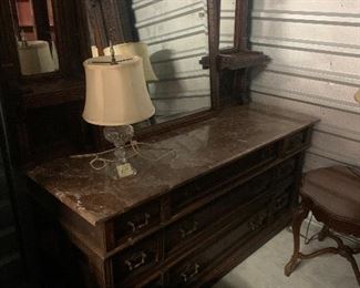 Dresser marble top circa 1880