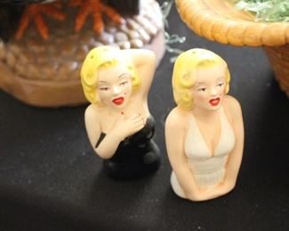 Marily Monroe salt and pepper shakers