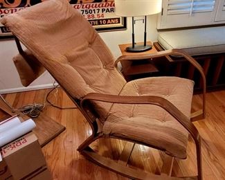 Vintage bentwood rocker by Berkshire House