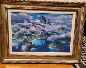 27/30 Artist Proof glicee by James Coleman...."Return to Neverland "