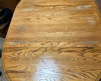 oak table set 