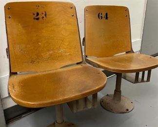 Vintage auditorium seats