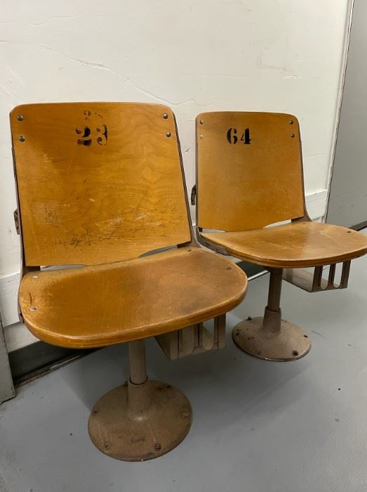 Vintage auditorium seats