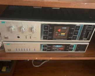 Vintage stereo equipment