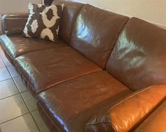 Leather sofa