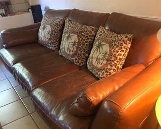 Leather sofa
