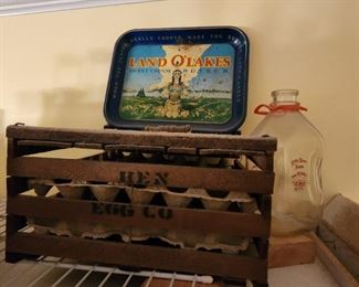 Vintage Hen Egg Co Storage Box