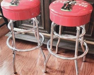 Coca-Cola Bar Stools