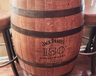 Jack Daniels Barrell Table & Stools