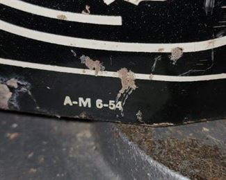 Coca Cola Slow School Zone Policeman Sign 1954