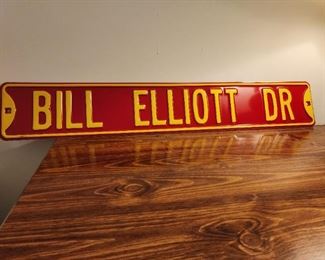 Bill Elliott Dr Road Sign