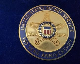 United States Secret Service 130 year anniversary medallion 