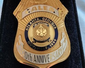 Atlanta Georgia Commission on Accreditation of Law Enforcement 20th Anniversary badge.
