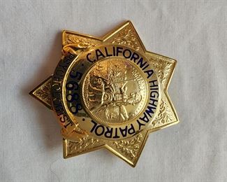California Highway Patrol Psychologist badge.