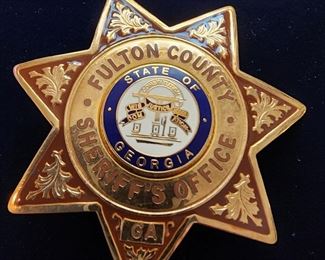 Fulton county Sheriff’s Department badge.