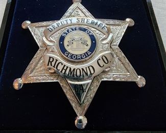 Richmond County Georgia Deputy Sheriff’s badge.