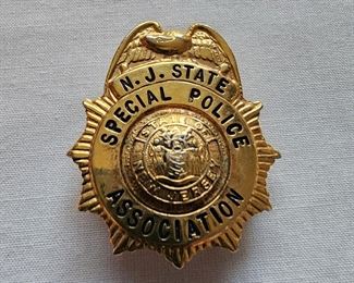 New Jersey State Special Police Association badge.