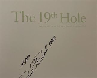 The 19th Hole: Architecture of the Golf Clubhouse Autographed by Richard Diedrich