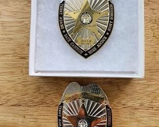 2010 Georgia Police Memorial Ride badge. Two available.