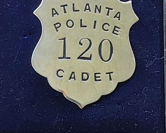 Atlanta Police Cadet badge.