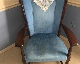 Antique wing chair