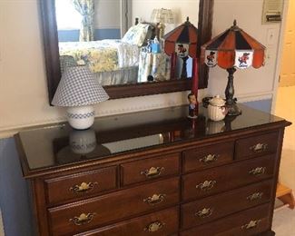 Dresser and mirror 