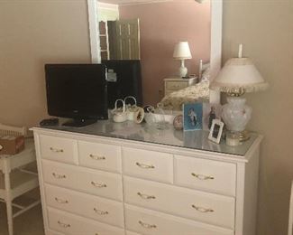 Dresser and mirror 