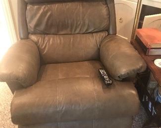 LazyBoy leather recliner