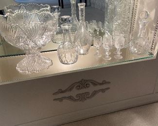 Cut glass and Waterford