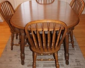 W-56” D-40” 2 leaves W-11” each