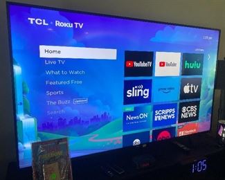 75 inch TCL Roku TV