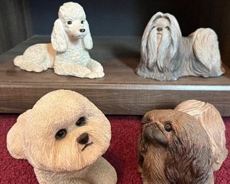 Sandicast dog sculptures 