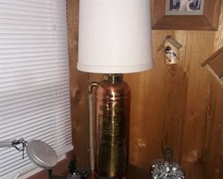 Large fire extinguisher  lamp