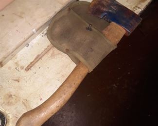 U.S.A Army hatchet with sheath