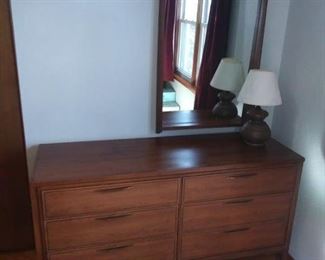 MCM dresser with mirror
Part of set