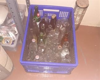 Other vintage glass bottles