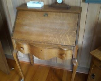 Drop front writing desk